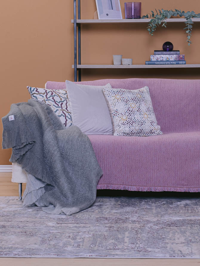 Onda Purple Throw
