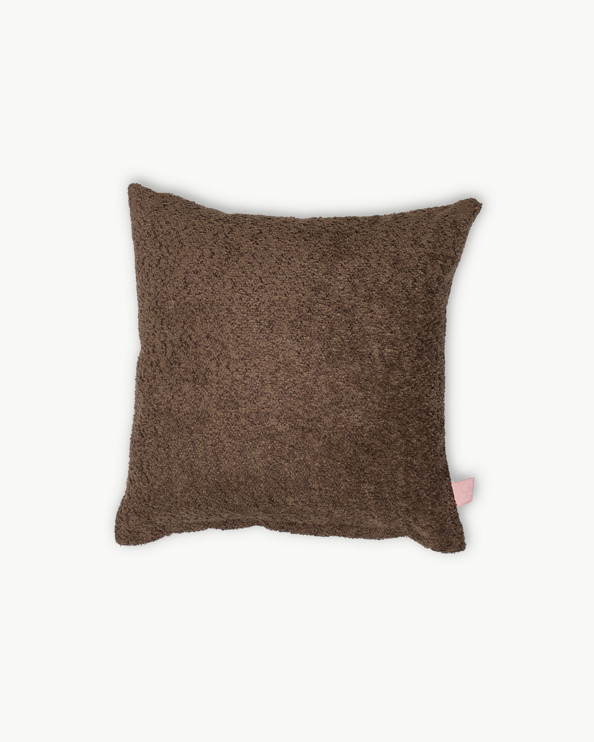 Decorative Pillow Case Symmetry Living 45X45 Sherpa Chocolate
