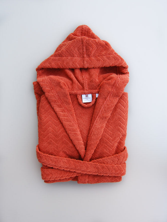 Paloma Terracotta Children's Bathrobe