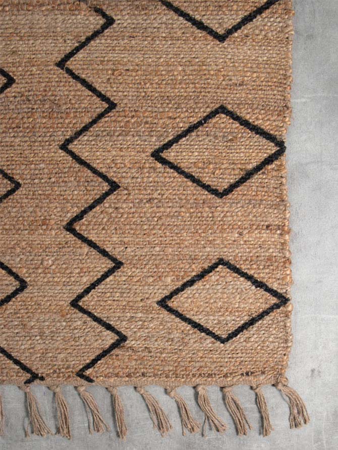 JUTE CARPET GEOMETRICO - 160cm x 230cm