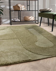 ΧΑΛΙ ASIATIC LONDON TOVA GREEN - 200cm x 290cm-1