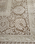 ΧΑΛΙ VELVET VINTAGE 9886/Βeige White - ΣΕΤ ΚΡΕΒΑΤΟΚΑΜΑΡΑΣ-1