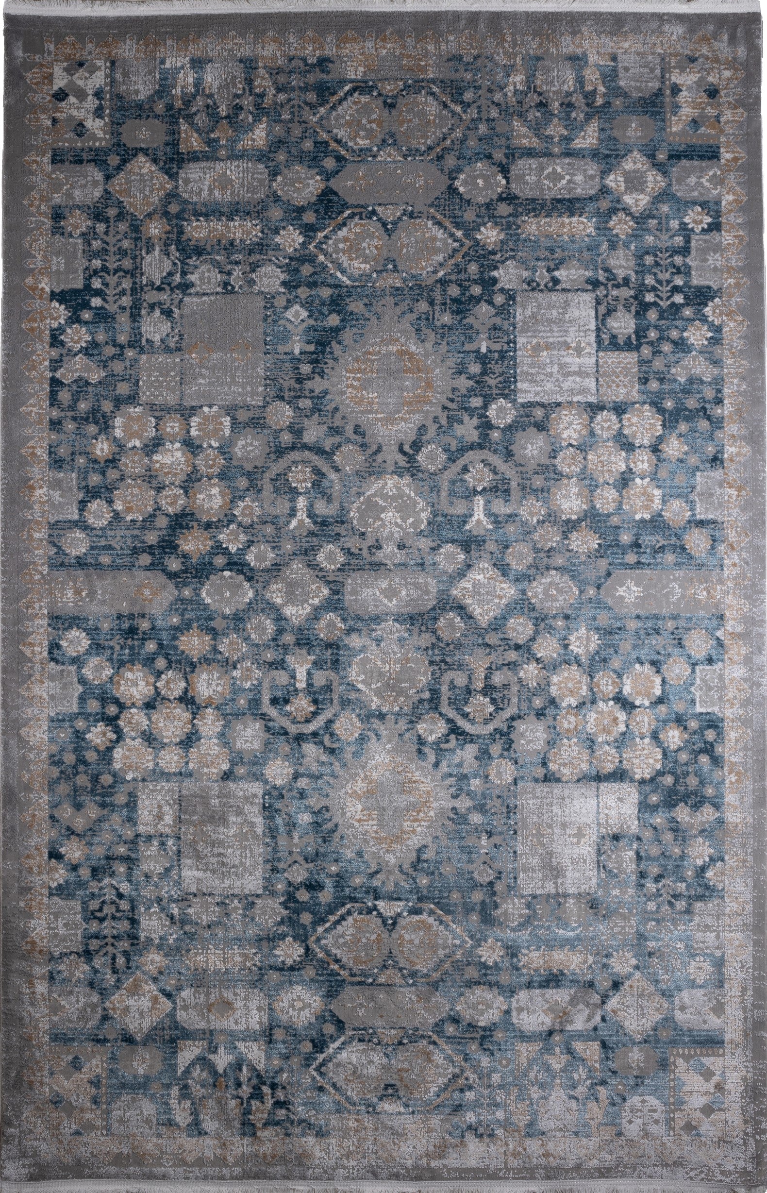 ΧΑΛΙ PEARL 104 BLUE - 160cm x 230cm-0