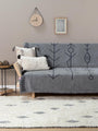 Berber Dark Gray throw