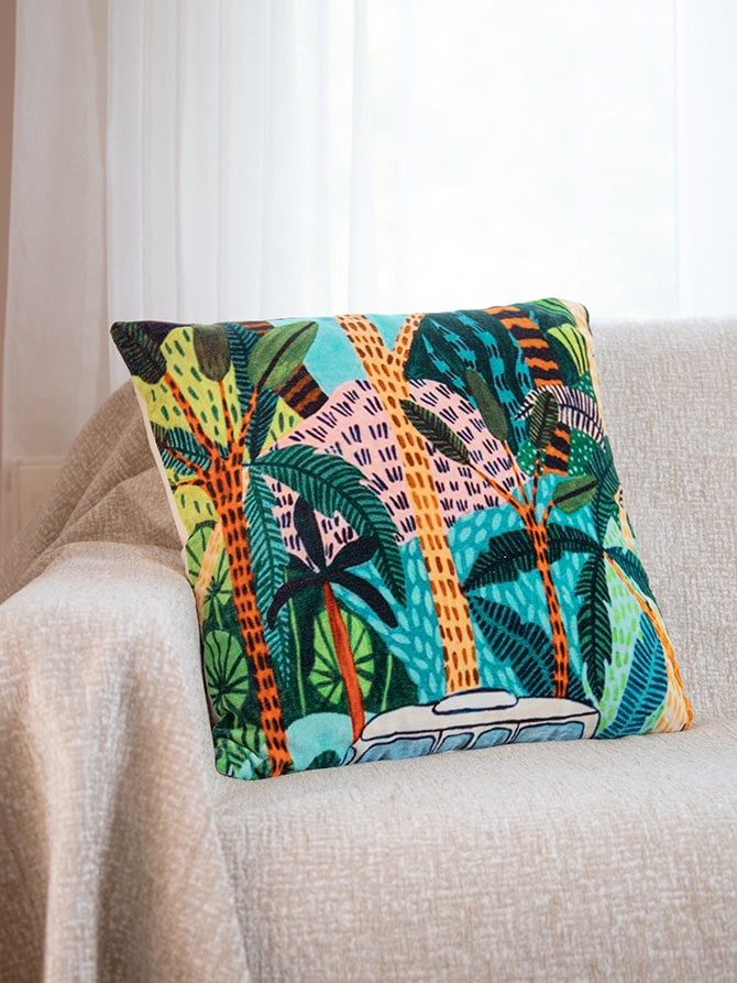 Decorative Pillow Case Symmetry Living 50x50 Fern