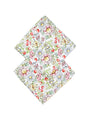 Πετσέτες Σετ 2 τμχ Lavilla Home 42x42 Fiori e Fragole PE225202