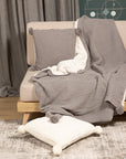 Blanket-Throw 130X170 Gilda Grey