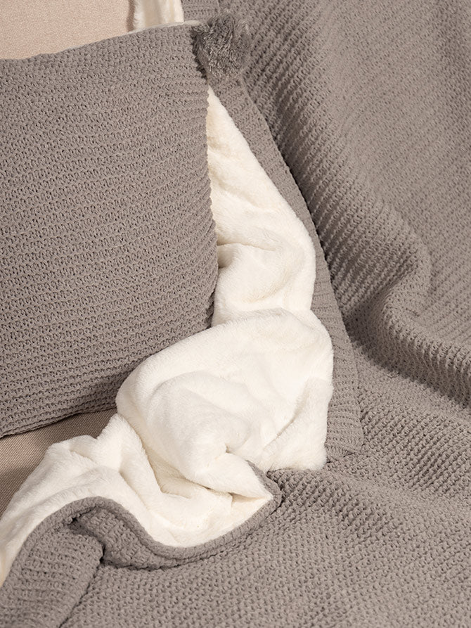 Blanket-Throw 130X170 Gilda Grey