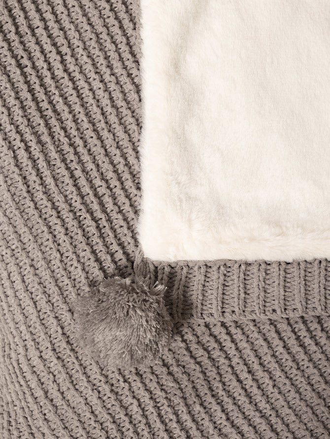 Blanket-Throw 130X170 Gilda Grey