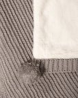 Blanket-Throw 130X170 Gilda Grey