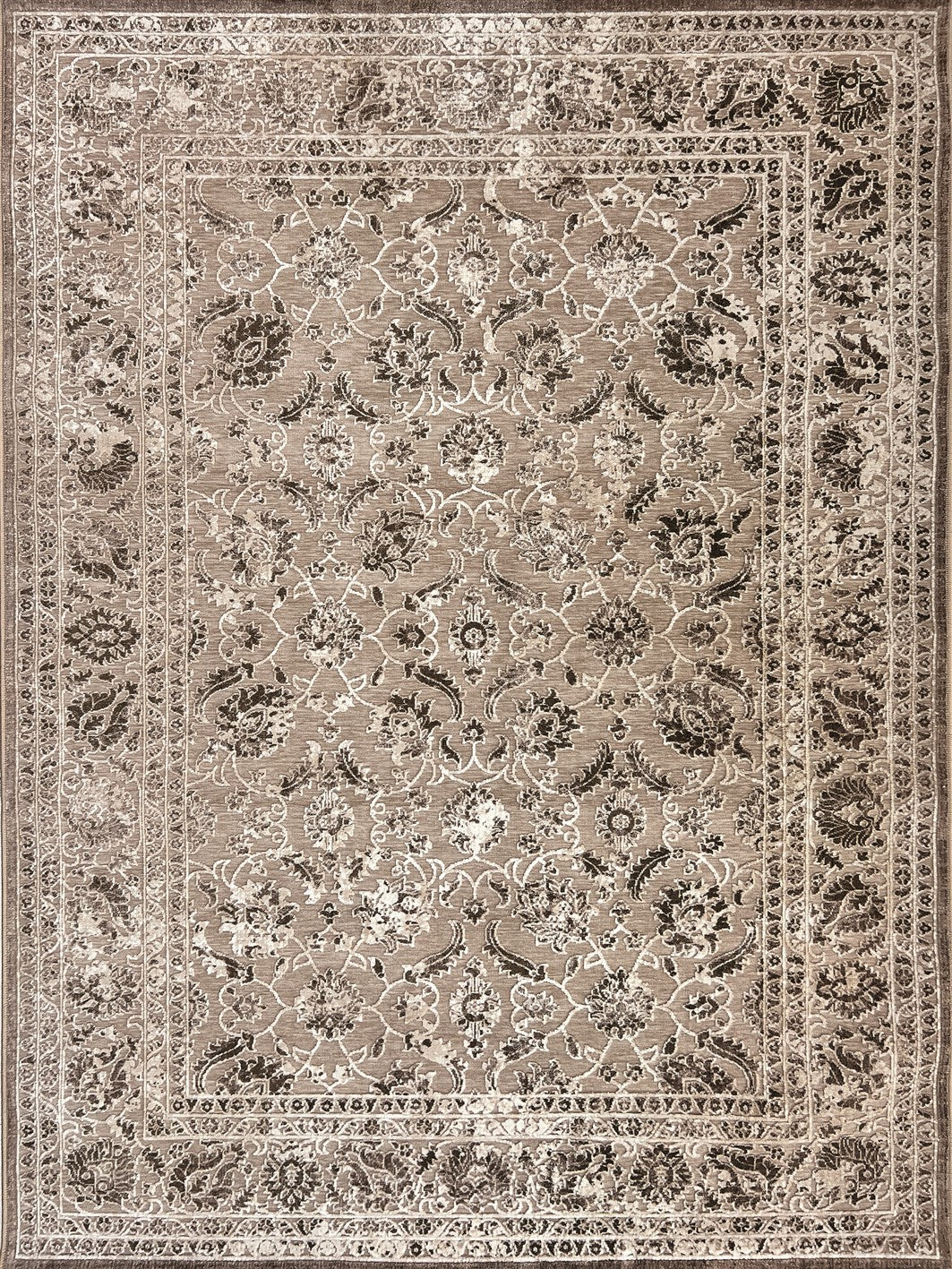 ΧΑΛΙ ZIRA 7338 CREAM VISON - 160εκ - Στρόγγυλο-0