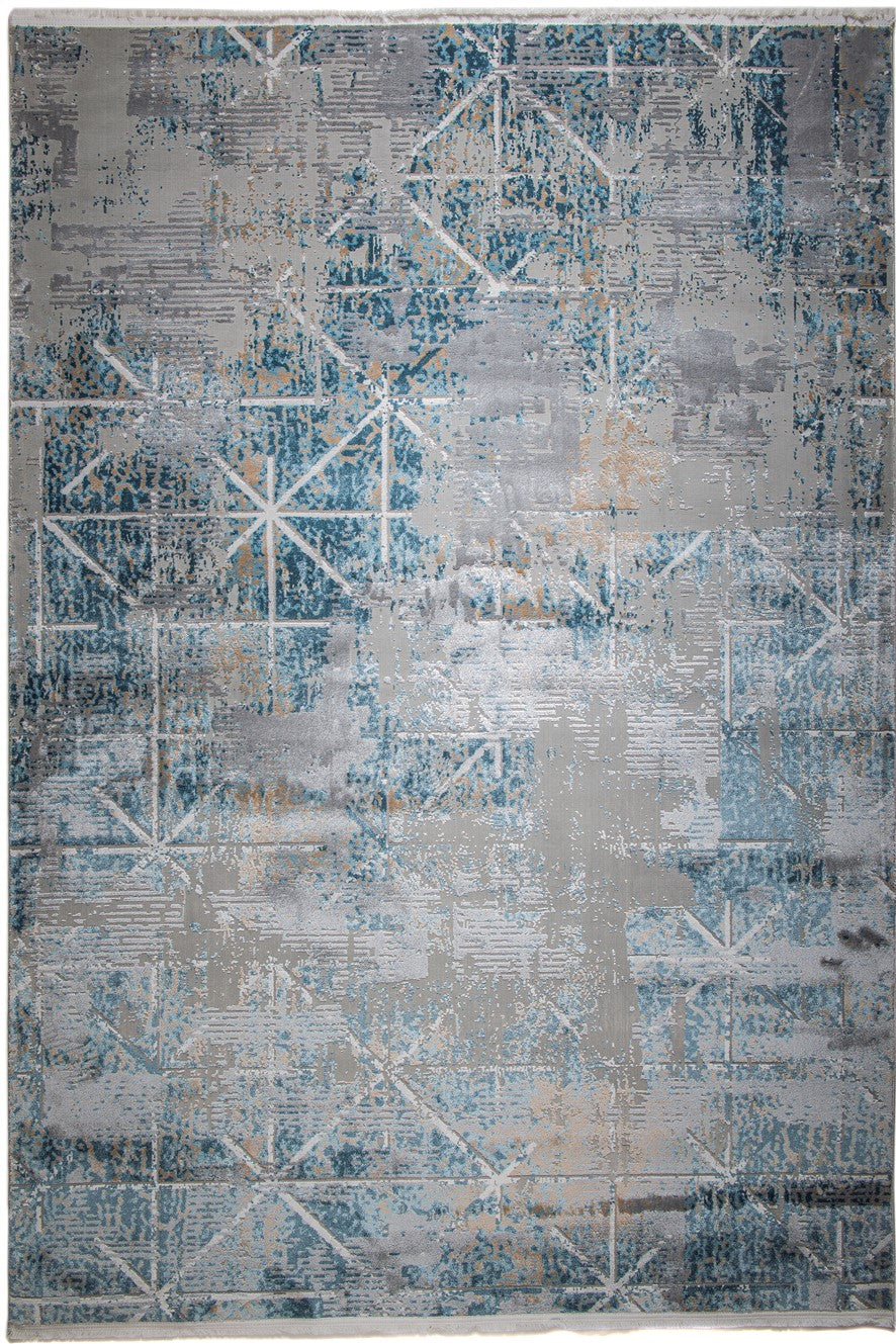 ΧΑΛΙ PEARL 644 GREY-LIGHT BLUE - 133cm x 190cm-0
