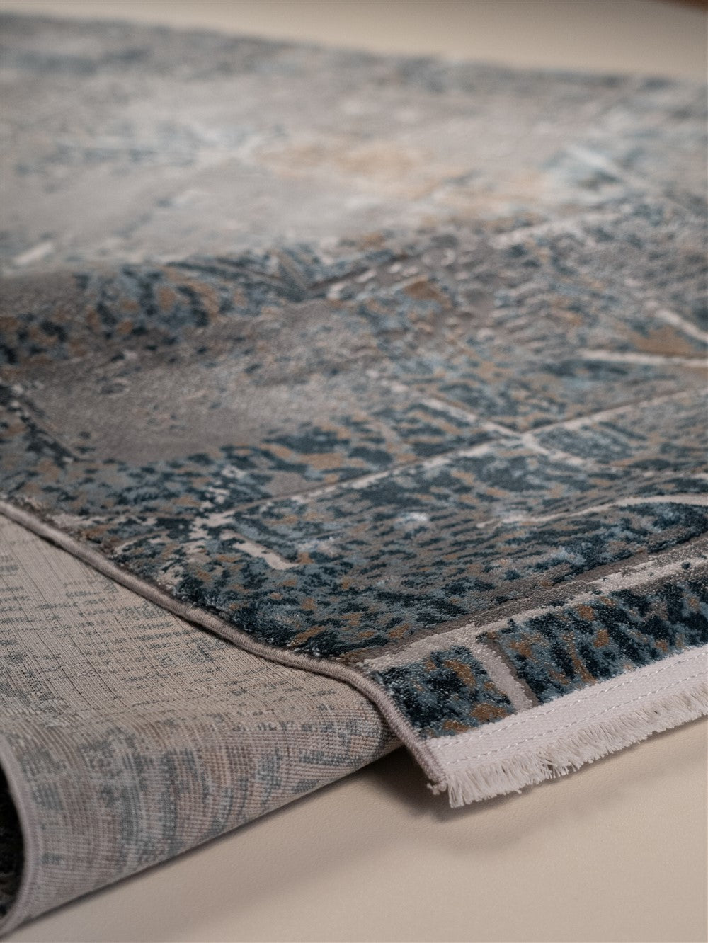 ΧΑΛΙ PEARL 644 GREY-LIGHT BLUE - 133cm x 190cm-2