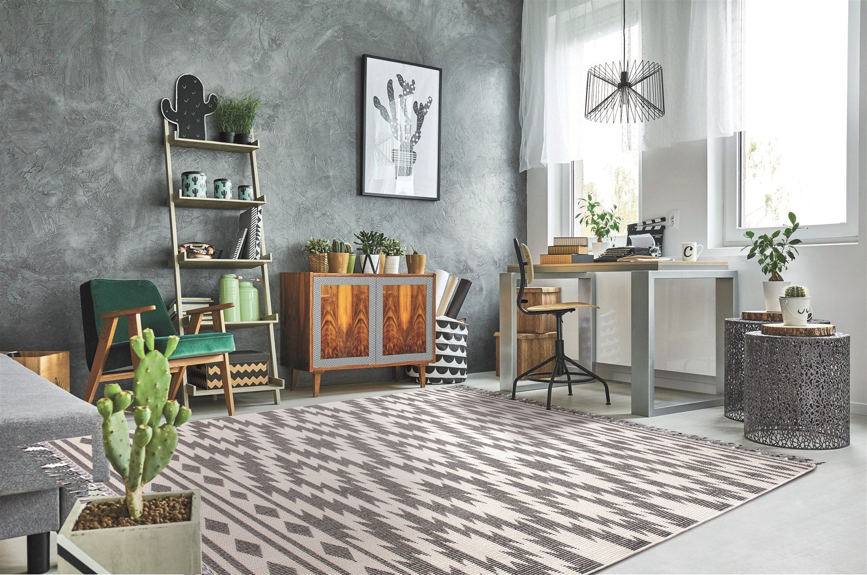 ΧΑΛΙ TRESS 239/D.GREY - 200cm x 290cm-1