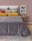 Πάπλωμα Σετ Manterol Casa 235X260 Bouti Grey
