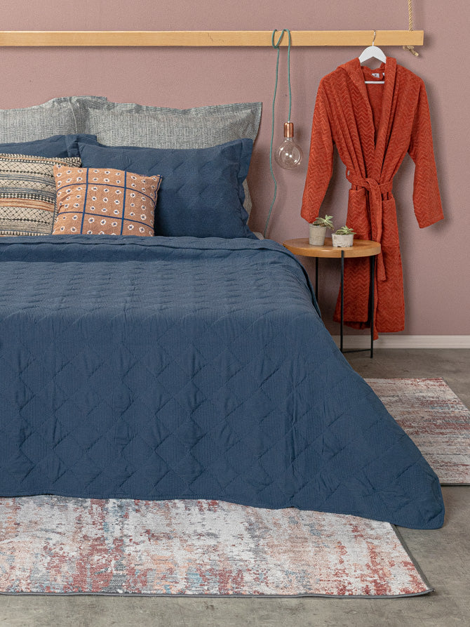 Κουβερλί Symmetry Living 220Χ240 Cairo Denim