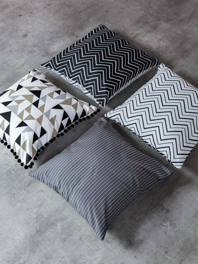Decorative Pillow Case Symmetry Living 45X45 Stripe