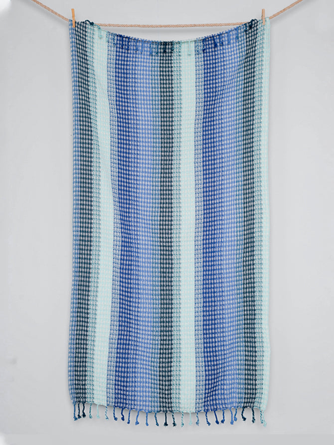 Beach Towel 100X180 Calma House Manacor Blue