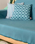 Symmetry Living California Peacock Blue Throw