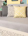 Διακοσμητική Μαξιλαροθήκη Symmetry Living 45X45 Marilyn Yellow