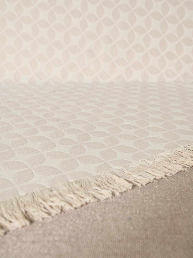 Symmetry Living Cannes Natural Throw
