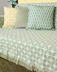 Cannes Green throw