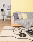 Symmetry Living Cannes Gray Throw