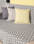 Symmetry Living Cannes Gray Throw