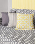 Διακοσμητική Μαξιλαροθήκη Symmetry Living 45X45 Marilyn Yellow