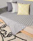 Symmetry Living Cannes Gray Throw