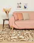 Symmetry Living Riviera Pink throw