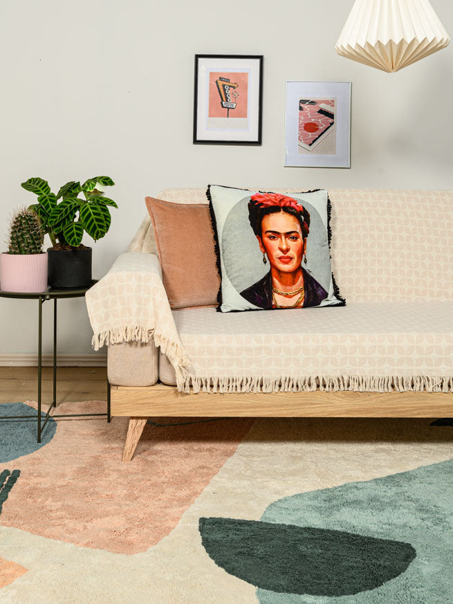 Symmetry Living Cannes Natural Throw