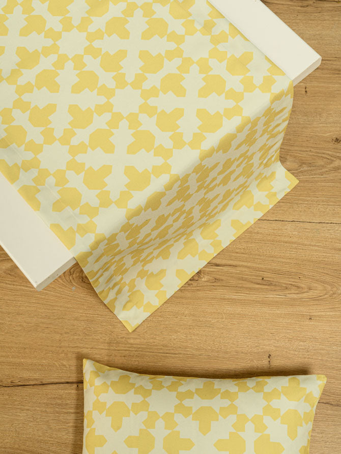 Ράνερ Τραπεζιού Symmetry Living 45x145 Marilyn Yellow