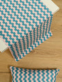 Table Runner Symmetry Living 45x145 Quant Turquoise-Pink