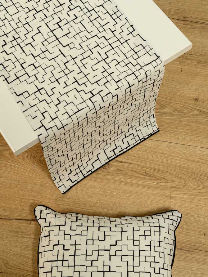 Ράνερ Τραπεζιού Symmetry Living 45x150 Zain