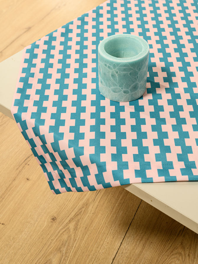 Frame Symmetry Living 90x90 Quant Turquoise-Pink