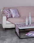 Decorative Pillow Case Symmetry Living 45X45 Foglio Purple