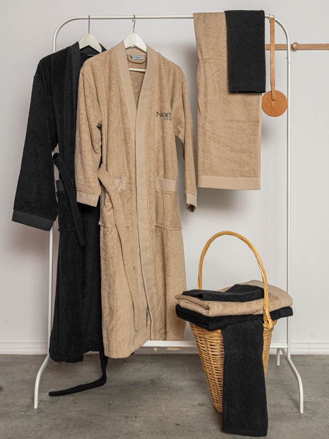 Bathrobe Nexttoo 5003 Beige