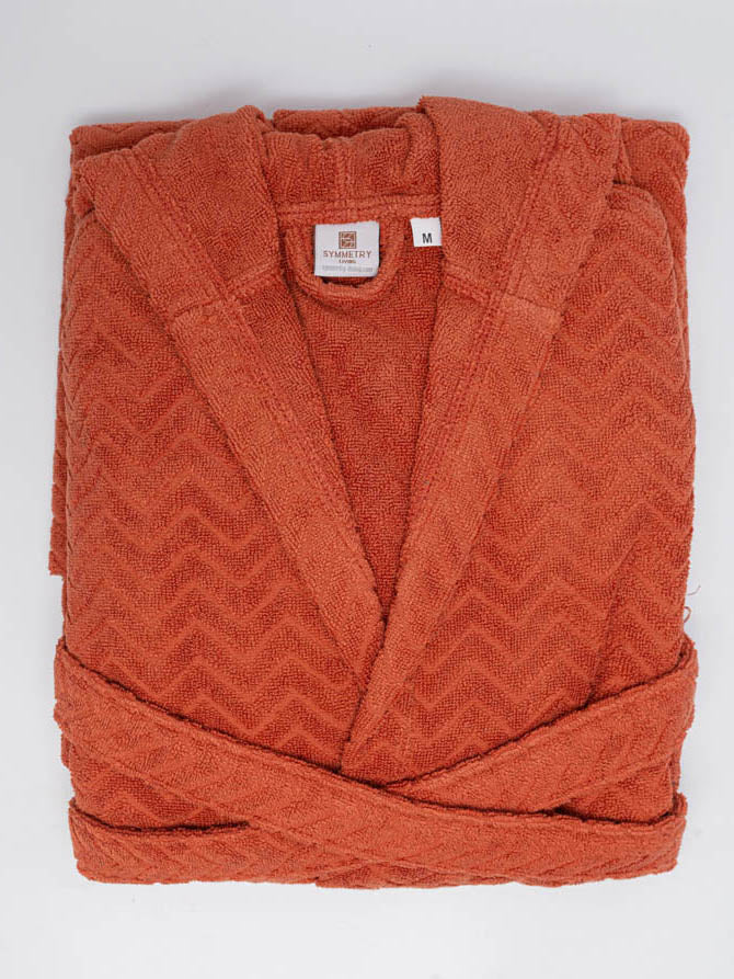 Paloma Terracotta bathrobe
