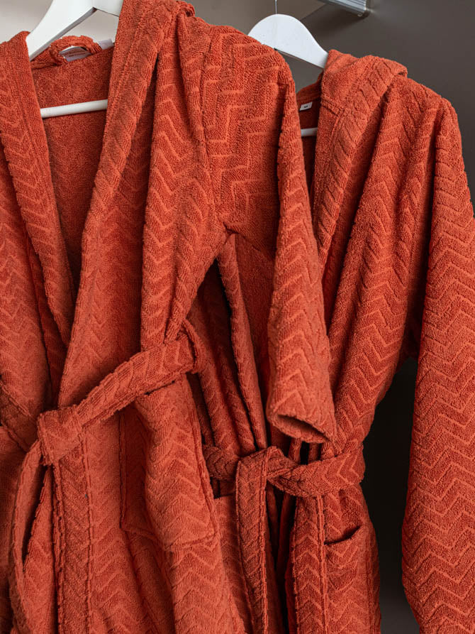 Paloma Terracotta bathrobe