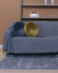 Dutch Velvet Mustard Decorative Pillow