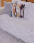 Vento Light Gray Throw