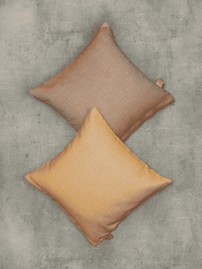 Decorative Pillow Case Symmetry Living 45X45 Lagos Yellow