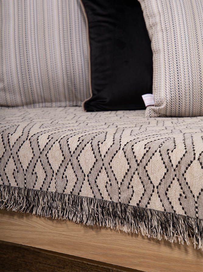 Ogee Cream Throw