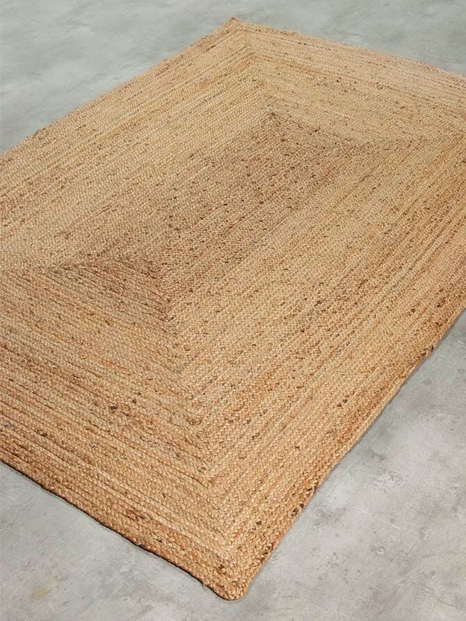 Symmetry Living Jute Braid Rug