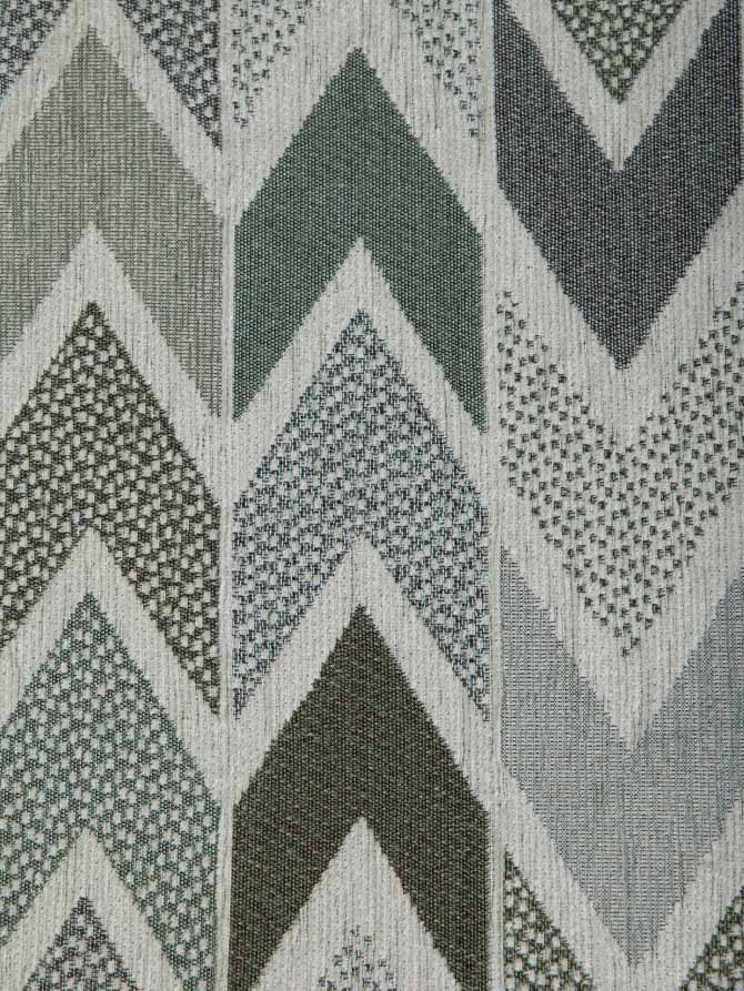 Chevron Green-Mint Throw