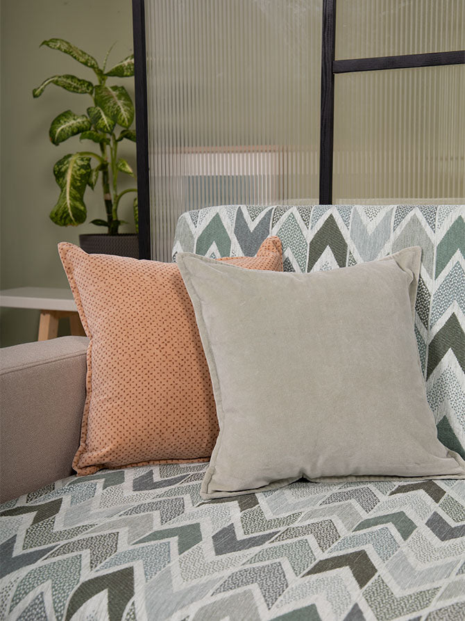 Chevron Green-Mint Throw