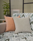 Chevron Green-Mint Throw