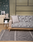 Decorative Pillow Case Symmetry Living Line Beige Multi