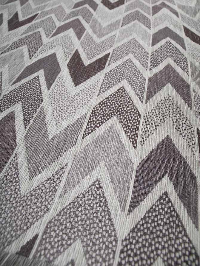 Chevron Grey-Mint Throw
